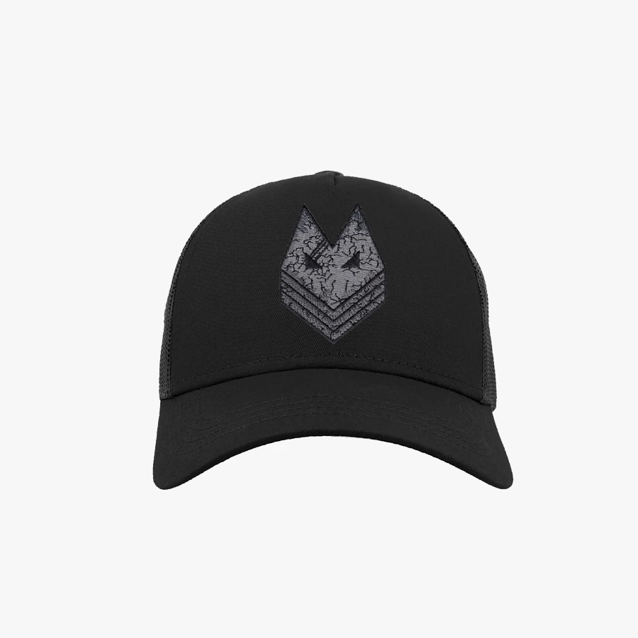 Foxy Logo Trucker  Black