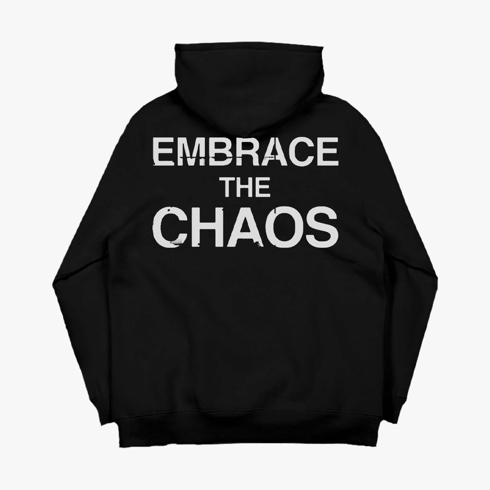 Embrace The Chaos Black/Grey Hoodie