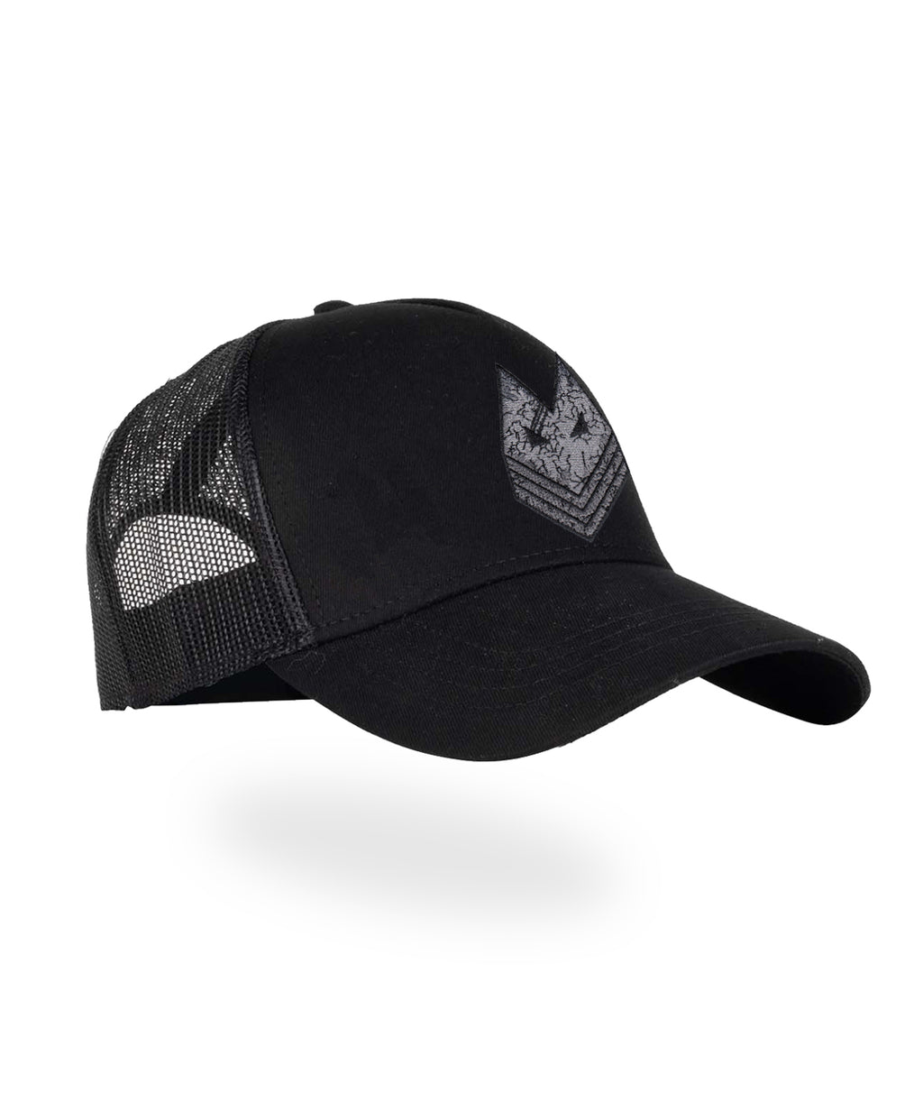 Foxy Logo Trucker  Black