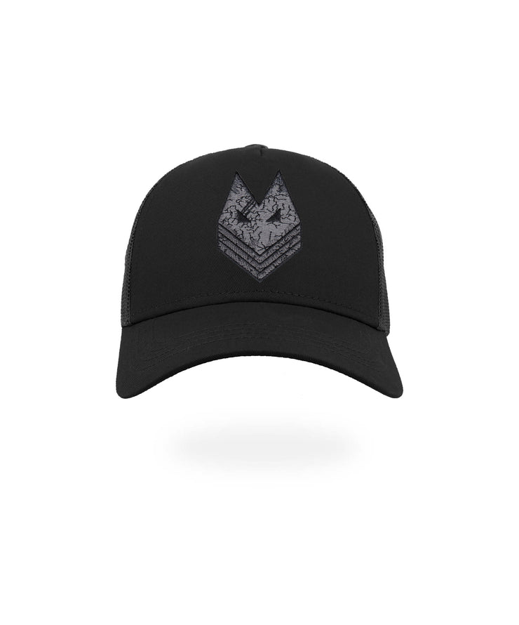 Foxy Logo Trucker- Black